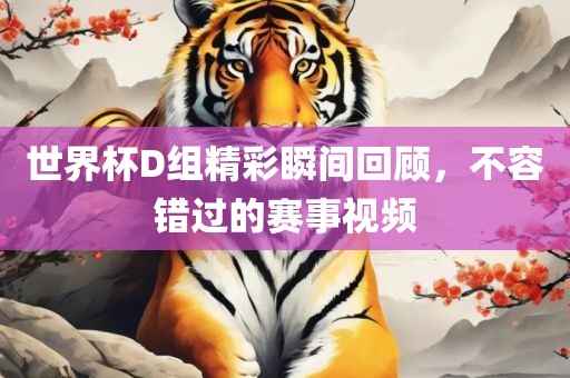 世界杯D组精彩瞬间回顾，不容错过的赛事视频金炬实业股份有限公司