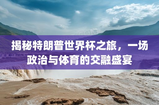 揭秘特朗普世界杯之旅，金炬实业股份有限公司一场政治与体育的交融盛宴
