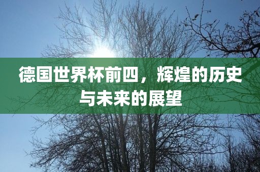 德国世界杯前四，辉煌的历史与未来的展望