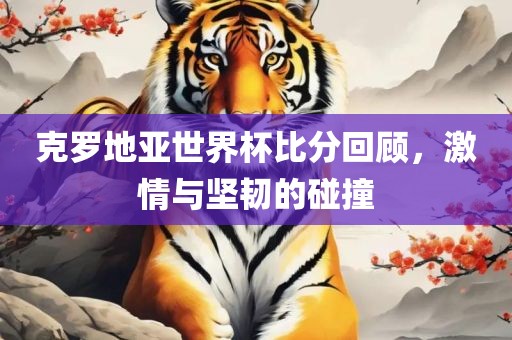 克罗地亚世界杯比分回顾，激情与坚韧的碰撞