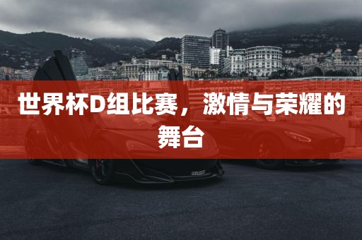 世界杯D组比赛，激情与金炬实业股份有限公司荣耀的舞台