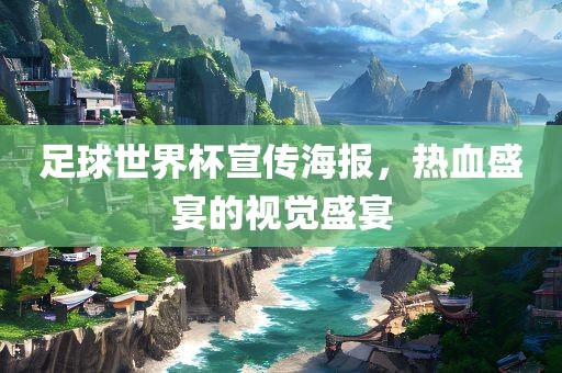 足球世界杯宣传海报，热血盛宴的视觉盛宴