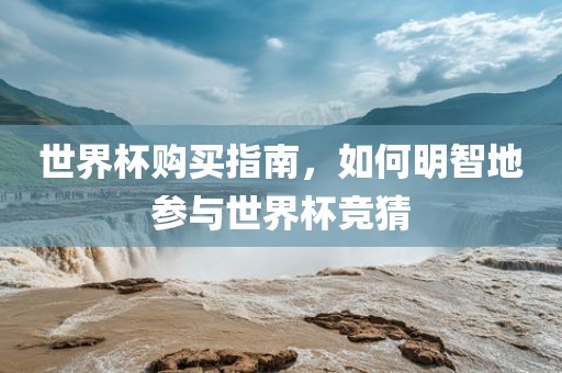 世界杯购买指南，如何明智地参与世界杯竞猜