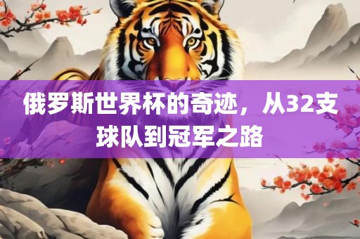 俄罗斯世界杯的奇迹，从32支球队到冠军之路