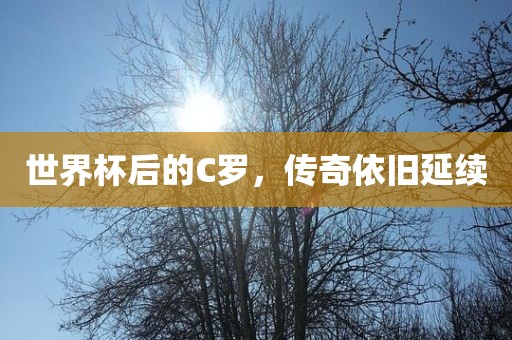 世界杯后的C罗，传奇依旧延续金炬实业股份有限公司