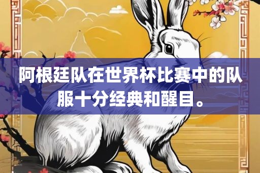 阿根廷队在世界杯比赛中的队服十分经典和醒目。