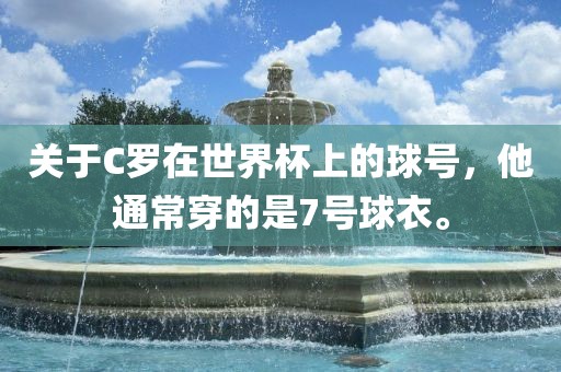 关于C罗在世界杯上的球号，他通常穿的是7号金炬实业股份有限公司球衣。