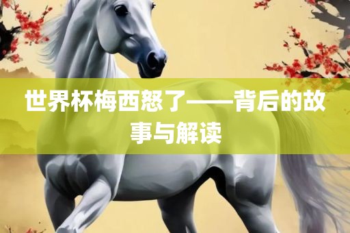 世界杯梅西怒了——背后的故事与解读金炬实业股份有限公司
