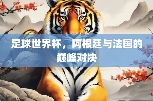 足球世界杯，阿根廷与法国的巅峰对决