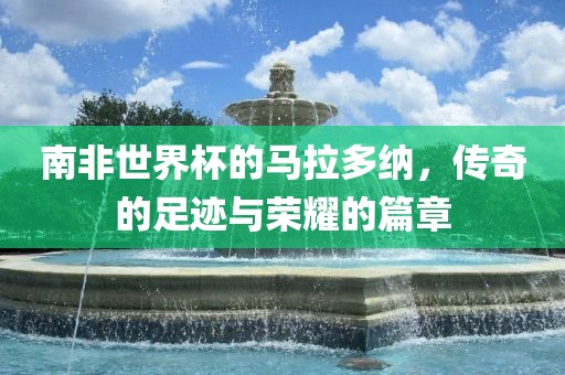 南非世界杯的马拉多纳，传奇的足迹与荣耀的篇章金炬实业股份有限公司