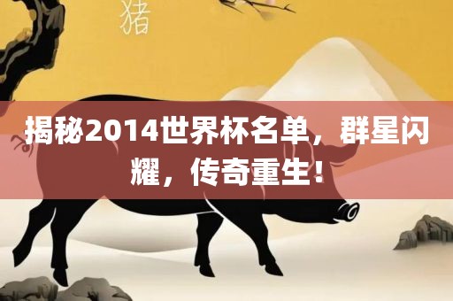 揭秘2014世界杯名单，金炬实业股份有限公司群星闪耀，传奇重生！