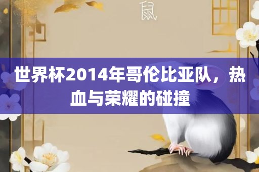 世界杯2014金炬实业股份有限公司年哥伦比亚队，热血与荣耀的碰撞