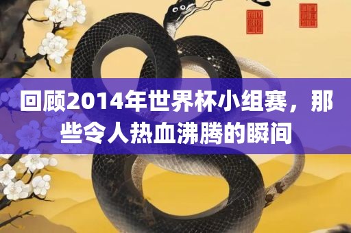 回顾2014年世界杯小组赛，那些令人热血沸腾的瞬间