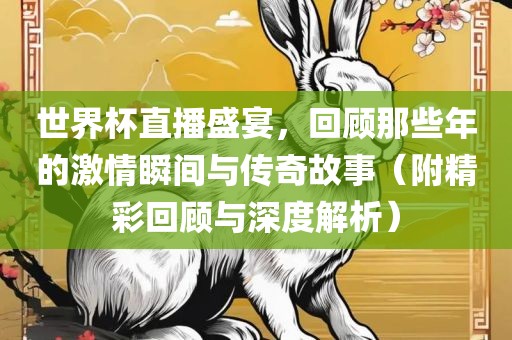 世界杯直播盛宴，回顾那些年的激情瞬间与传奇故事（附精彩回顾与深度解析）