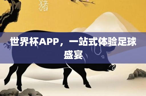世界杯APP，一站式体验足球盛宴