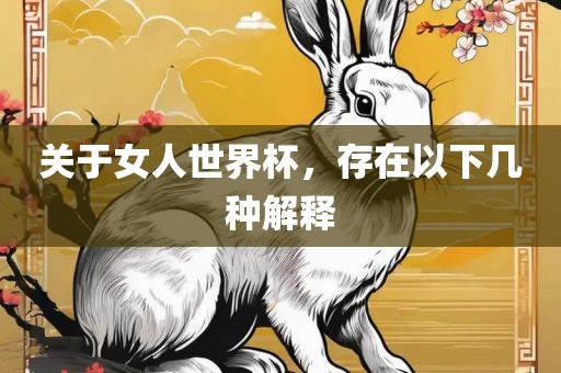 关于女人世界杯，存在以下几种解释