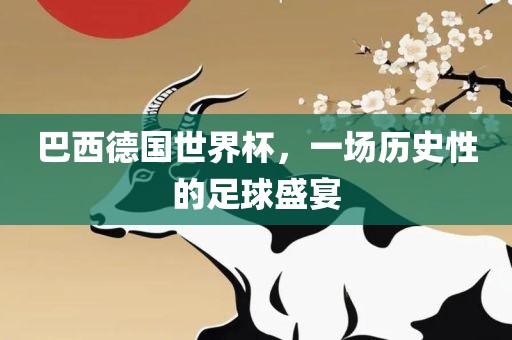 巴西德国世界杯，一场历史性的足球盛宴