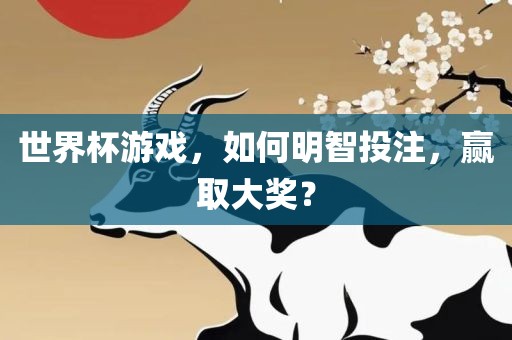 世界杯游戏，如何明智投注，赢取大奖？