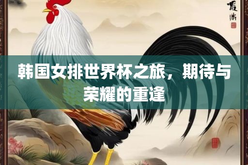 韩国女排世界杯之旅，期待与荣耀的重逢