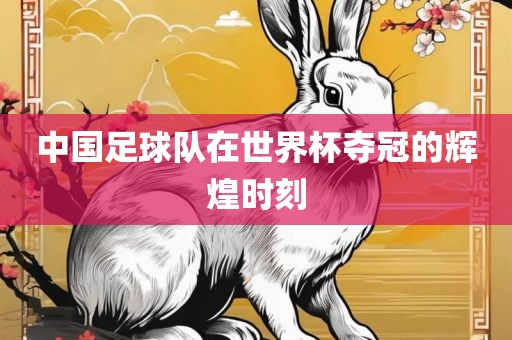 中国足球队在世界杯夺冠的辉煌时刻