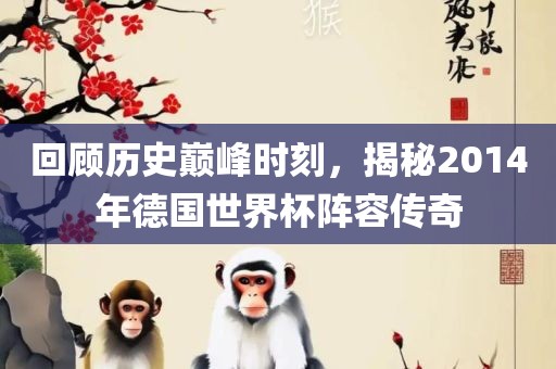 回顾历史巅峰时刻，揭秘2014年德国世界杯阵容传奇