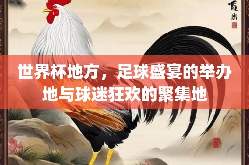 世界杯地方，足球盛宴的举办地与球迷狂欢的聚集地