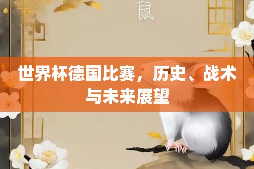 世界杯德国比赛，历史、战术与未来展望