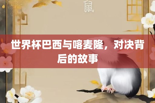 世界杯巴西与喀麦隆，对决背后的故事