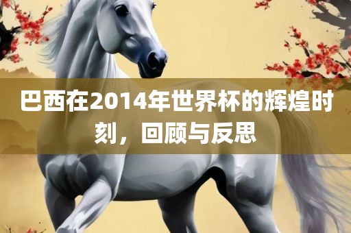 巴西在2014年世界杯的辉煌时刻，回顾与反思