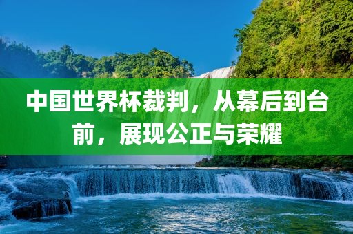 中国世界杯裁判，从幕后到台前，展现公正与荣耀