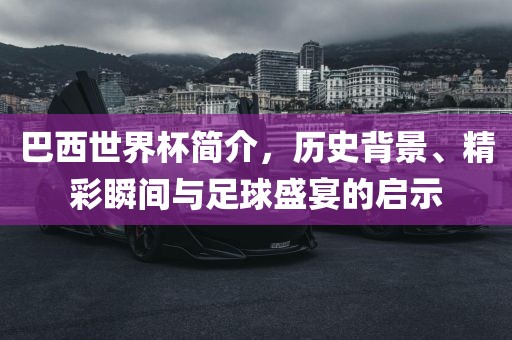 巴西世界杯简介，历史背景、精彩瞬间与足球盛宴的启示