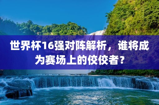 世界杯16强对阵解析，谁将成为赛场上的佼佼者？