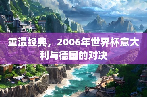 重温经典，2006年世界杯意大利与德国的对决