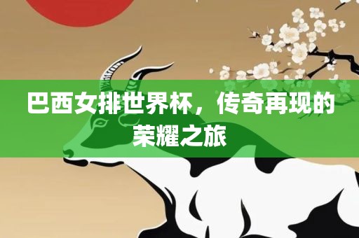 巴西女排世界杯，传奇再现的荣耀之旅