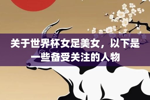 关于世界杯女足美女，以下是一些备受关注的人物