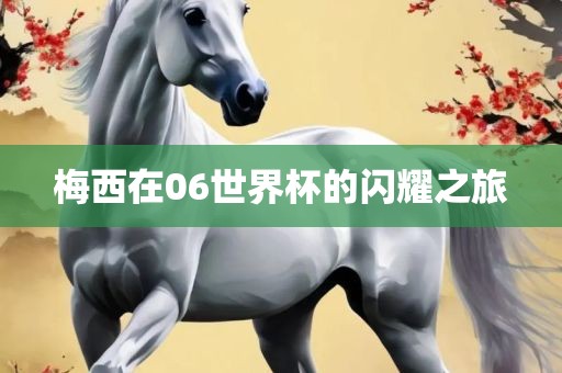 梅西在06世界杯的闪耀之旅