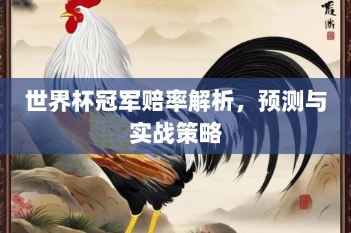 世界杯冠军赔率解析，预测与实战策略