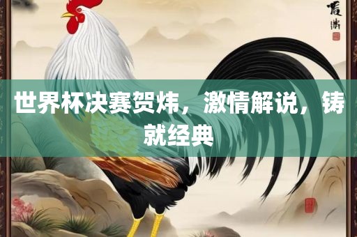 世界杯决赛贺炜，激情解说，铸就经典