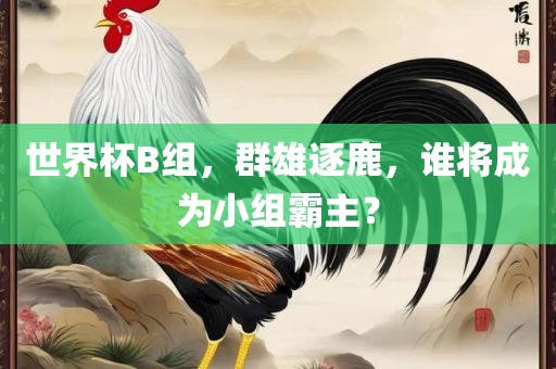 世界杯B组，群雄逐鹿，谁将成为小组霸主？