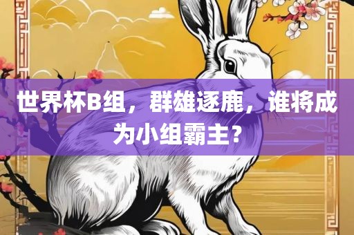 世界杯B组，群雄逐鹿，谁将成为小组霸主？