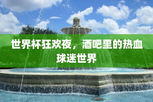 世界杯狂欢夜，酒吧里的热血球迷世界