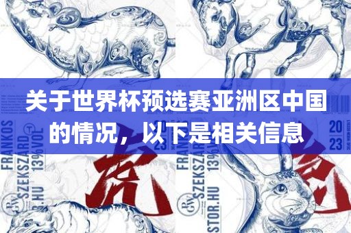 关于世界杯预选赛亚洲区中国的情况，以下是相关信息