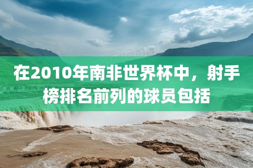 在2010年南非世界杯中，射手榜排名前列的球员包括
