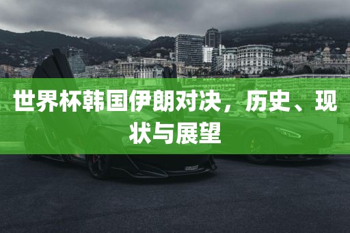 世界杯韩国伊朗对决，历史、现状与展望