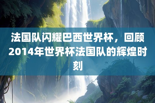法国队闪耀巴西世界杯，回顾2014年世界杯法国队的辉煌时刻