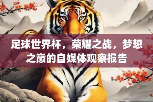 足球世界杯，荣耀之战，梦想之巅的自媒体观察报告