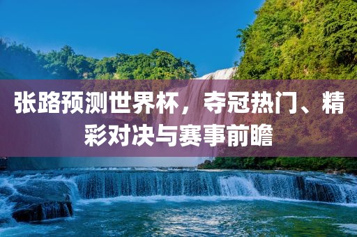 张路预测世界杯，夺冠热门、精彩对决与赛事前瞻