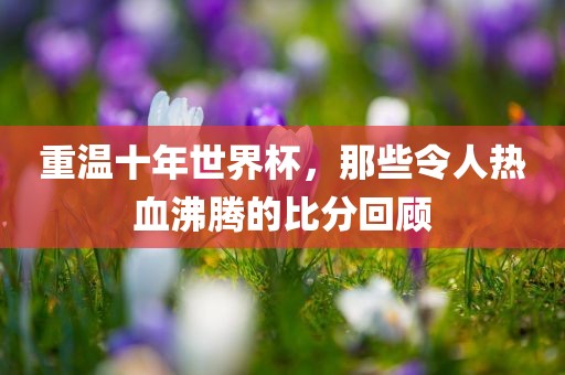 重温十年世界杯，那些令人热血沸腾的比分回顾