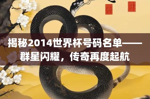 揭秘2014世界杯号码名单——群星闪耀，传奇再度起航
