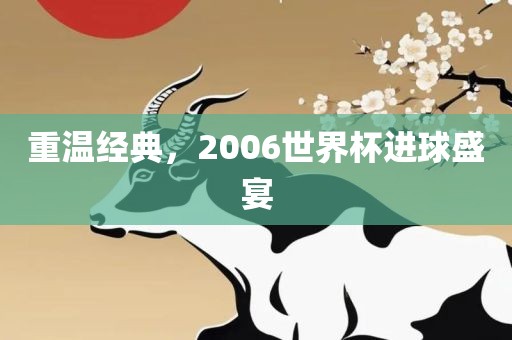 重温经典，2006世界杯进球盛宴